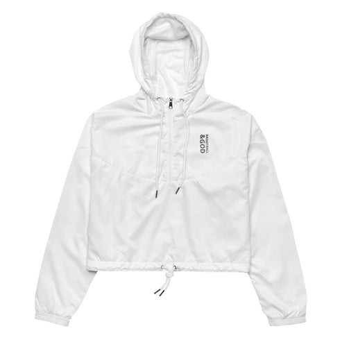 Basketball &God Vertical Smoke Women’S Crop Windbreaker
